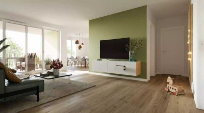 Helle 4-Zimmer-Wohnung mit Loggia in zentraler Lage