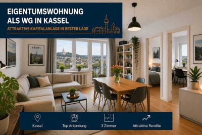 Provisionsfrei / Kapitalanlage in Kassel – Sofort Cashflow + massive Steuervorteile nutzen
