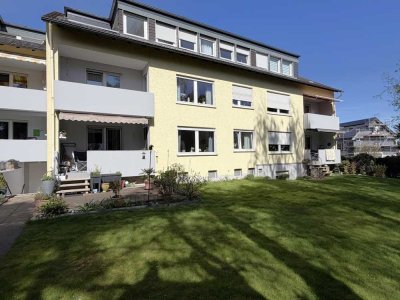 Tolle Erdgeschosswohnung mit Terrasse, Balkon & Garage