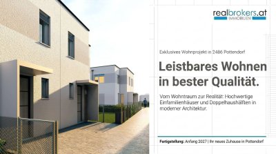 LEISTBAR, MODERN, EFFIZIENT, IN BESTER QUALITÄT– Ihr Doppelhaus in Pottendorf