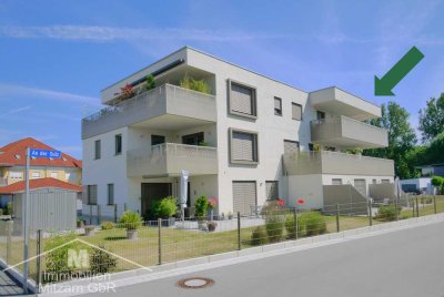 Traumhaftes Penthouse mit optimalem Grundriss, hochwertiger EBK, Aufzug u. Tiefgarage in Top-Lage