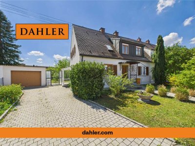 Doppelhaushälfte mit großem Grundstück in Augsburg-Pfersee