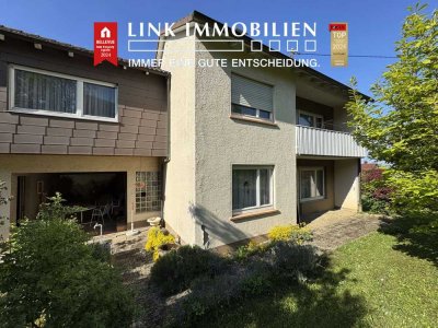 Offenes Bieterverfahren: Sanierungsbedürftiges EFH mit schönem Garten und großer Garage in Sackgasse