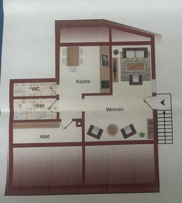 1,5-Zimmer-DG-Wohnung in Ravensburg