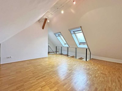 Singles und Paare: Großzügige Maisonette, Eichtalpark um die Ecke