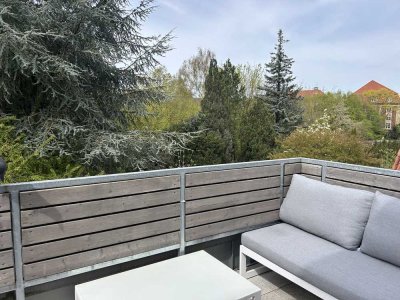Doppelhaushälfte in der Altstadt mit Garten und Dachterrasse
