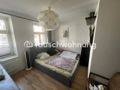 Tauschwohnung: Schöne 3 Raum Wohnung mit Garten und Balkon