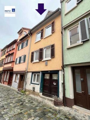 Esslingen-Altstadt: Denkmalgeschütztes Einfamilienhaus in Fachwerkbauweise