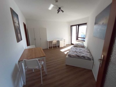 Möbliert, renoviert inkl. Balkon – 10 Min zur TU Kaiserslautern