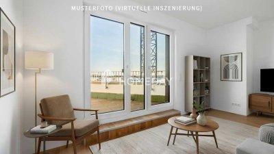 Exklusives 1-Zimmer-Apartment mit Balkon und Dachterrasse über den Dächern von Köpenick