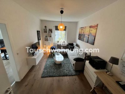 Tauschwohnung: Schöne helle 2-Zimmer Wohnung mit Balkon nähe Volksgarten