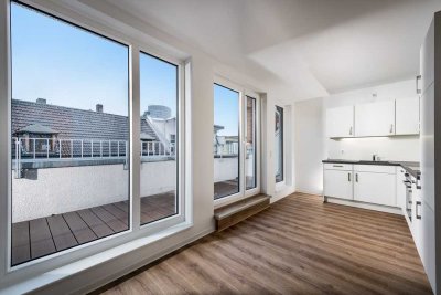 Direkt vom Eigentümer: Erstbezug! Penthouse-Wohnung mit tollem Blick