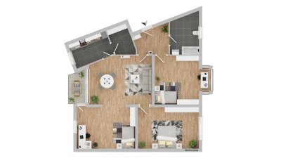 Sonnendurchflutete Wohnung in ruhiger Lage von Weiden!
Äußerst gepflegt und sofort beziehbar!