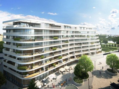 DANUBEVIEW - Neubauwohnung mit Freifläche perfekt für Singles geeignet - Nähe U1 Reichsbrücke