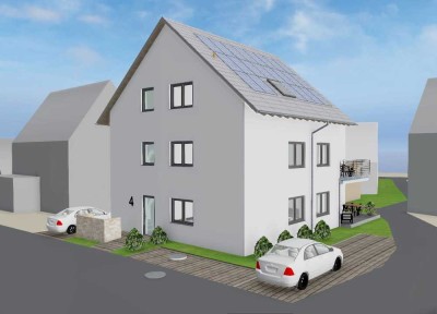 Exklusives Wohnen im Spessart – Stilvolle 3,5-Zimmer-Neubauwohnung mit Liebe zum Detail