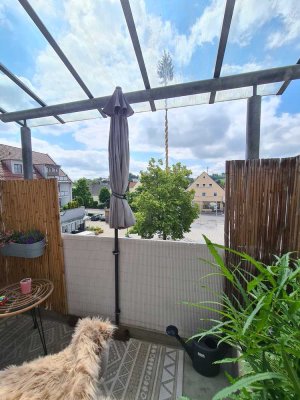 Schöne 3 ZKB Maisonetten-Wohnung auf 2 Etagen mit Balkon in Biberbach