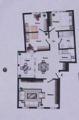 Großzügige 4,5-Zimmer-Wohnung mit Balkon und EBK in Herzogenaurach