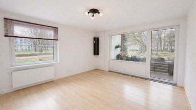 3-Zimmer-Erdgeschosswohnung mit Balkon und Gestaltungspotenzial in ruhiger Lage.