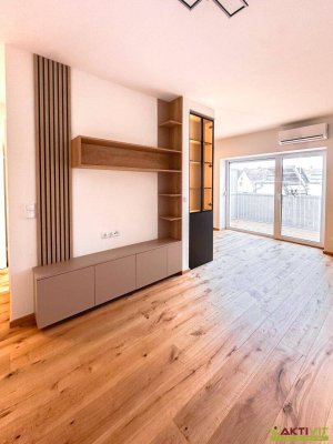 Stilvolle 2,5-Zimmer-Wohnung mit Südbalkon nach Generalsanierung.