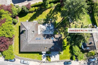 IMMOBERLIN.DE - Traumhafte Lag!  Großzügiger Bungalow mit Südwestgarten am Stadtrand