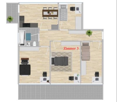 WG-Zimmer in Wohngemeinschaft (shared) befristet auf 3 Monate