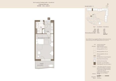 EOF-Wohnungstyp 1-Zimmer