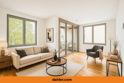 Energieeffiziente Neubauwohnung mit Balkon und Einbauküche