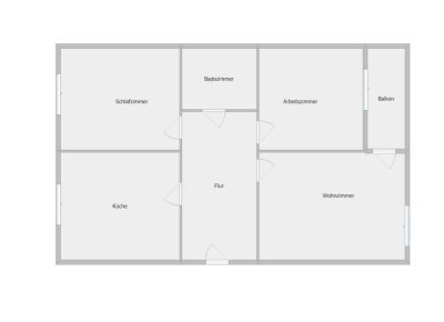 3 Zimmer Wohnung mit Balkon