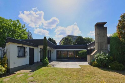 Traum Bungalow mit Innenhof Garten und Garage in ruhiger Höhenlage - Am Kurpark - in Oberlahnstein