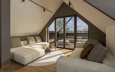 Exklusive Maisonette-Wohnung mit Dachterrasse
