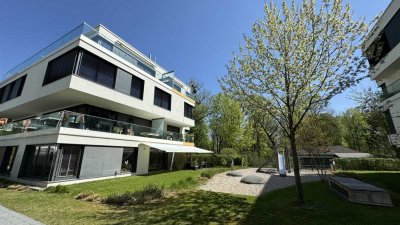 Luxuriöse 6-Zimmer-EG-Wohnung (Isargärten) mit hochwertiger Innenausstattung, Heimkino und EBK