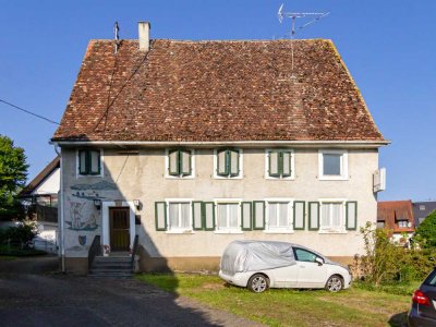 Zweifamilienhaus mit Wirtschaft in Mappach – Wohnen und Wirtschaften unter einem Dach