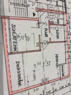 Helle 2-Zimmer Dachgeschosswohnung in Brake (Unterweser)
