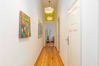 KENSINGTON- EXKLUSIV - Beste Steglitzer Innenstadt Lage - vollmöblierte, bezugsfreie Altbauwohnung