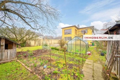 IMMOBERLIN.DE - Wohlfühllage! Attraktiv strukturiertes Ein-/Zweifamilienhaus mit großem Südgarten