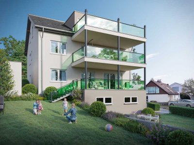 Kapellenberg: 109,55 m² 3-Zi. ETW mit Garten und Garage