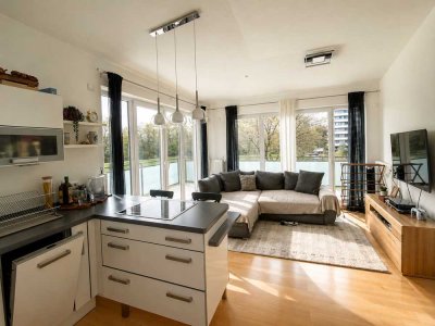 Stilvolle 2-Zimmer-Wohnung mit umlaufendem Balkon in toller Lage
