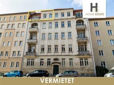 Hoch hinaus: Dachgeschosswohnung mit Balkon in begehrter Lage!