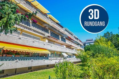 Bruchköbel: Schicke 3-Zimmer-Wohnung mit großem Süd-Balkon und Einbauküche in ruhiger Lage