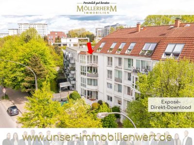 Perfektes Stadtleben-Renovierte Eigentumswohnung mit viel Platz in Hamburg/Jenfeld