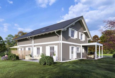 Effizienzhaus - Neubau, DHH, 123 m² von SchwörerHaus