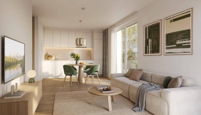 „Village im Dritten – PARK FLATS“ Provisionsfreie 4-Zimmer Wohnung mit Balkon (Erstbezug!)