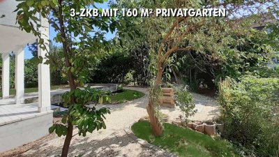 GARTENWOHNUNG 3-ZKB MIT 160 M² PRIVATGARTEN