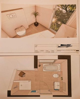 Schöne 3-Raum-Maisonette-Wohnung mit EBK in Rockenberg
