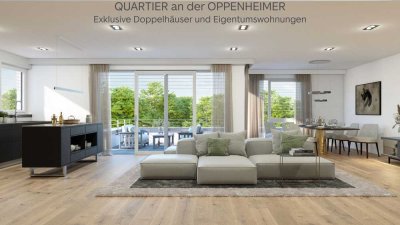 NEU! QUARTIER an der OPPENHEIMER - Exquisite Penthaus-Wohnung mit Dachterrasse im Herzen Nieder-Olms