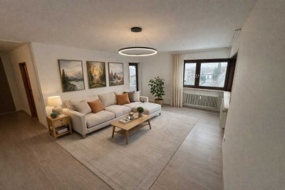 Blick & Lage!! helle - unvermietete 3,5 Zimmerwohnung ca. 88 qm mit Südbalkon