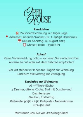 � Modern Living trifft Natur – Neubau-Maisonette mit Dachterrasse in Top-Lage!