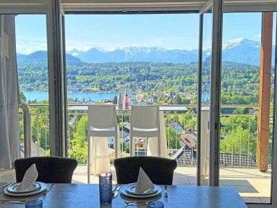 Freizeitwohnsitz in Velden: Großzügige Wohnung mit See- und Schlossblick