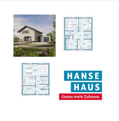Hanse-Haus QNG Line Variant 28-123, fast fertig, KfW 40 plus KfN, 675m² Grundstück – Nr. 419