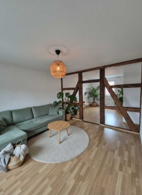Stilvolle 4,5 Zimmer Wohnung im. sanierten Fachwerkhaus - modern Wohnen mit historischen Charme!